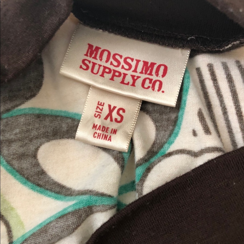 ✨Y2K Mossimo Supply Co. Brown Tan Floral Tube Top Dress XS Summer Coquette Boho - Picture 6 of 8